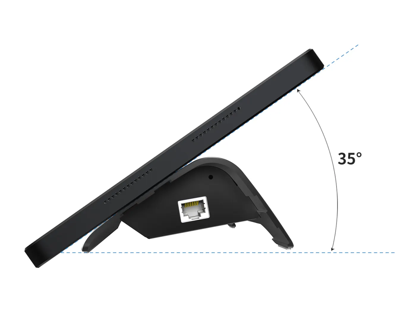 Giá đỡ iPad để bàn TTS-X (góc 35°, thân thấp) — hình ảnh chi tiết từ hãng