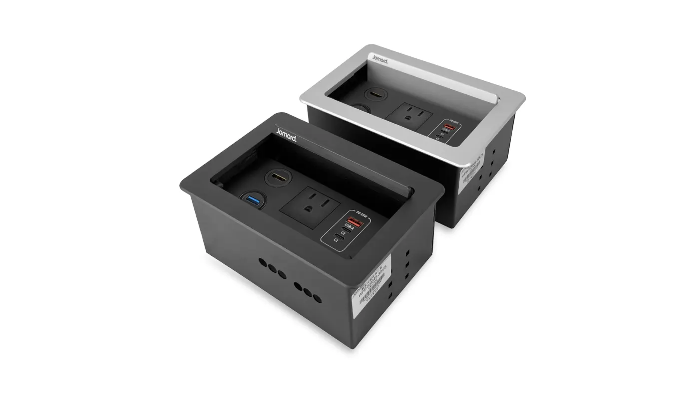 Customizable Conference Table Connectivity Box – 4K HDMI, USB-C, USB Charging, Ethernet, Power — manufacturer detail image