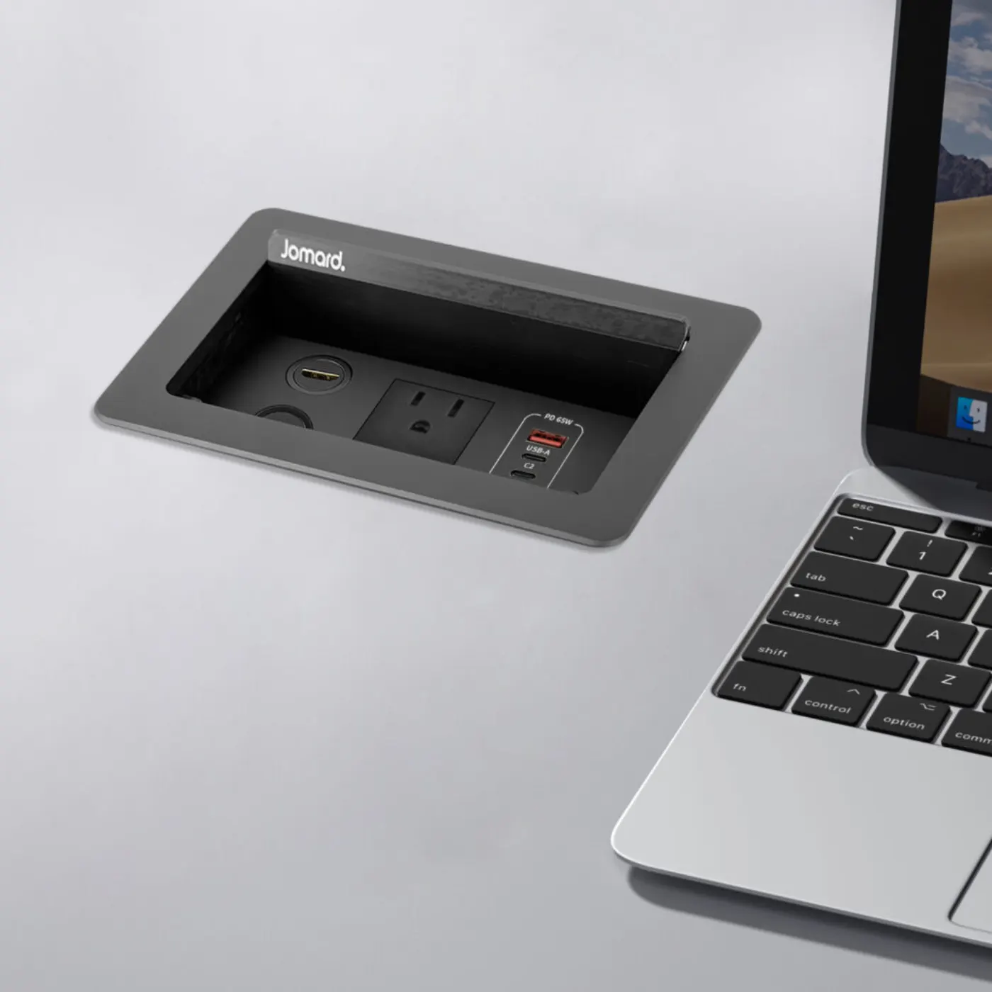 Customizable Conference Table Connectivity Box – 4K HDMI, USB-C, USB Charging, Ethernet, Power — manufacturer detail image
