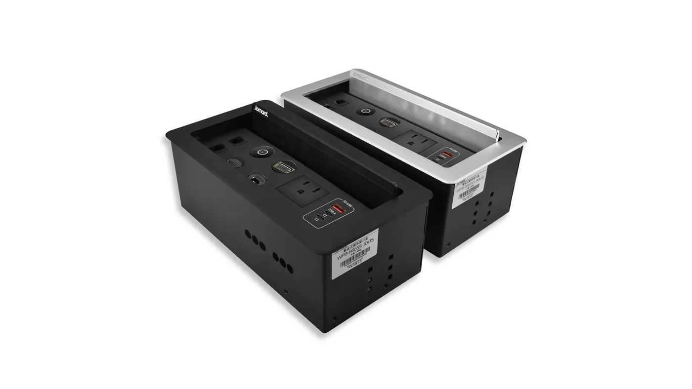 Customizable Conference Table Power Module Data Port Connectivity Box — manufacturer detail image