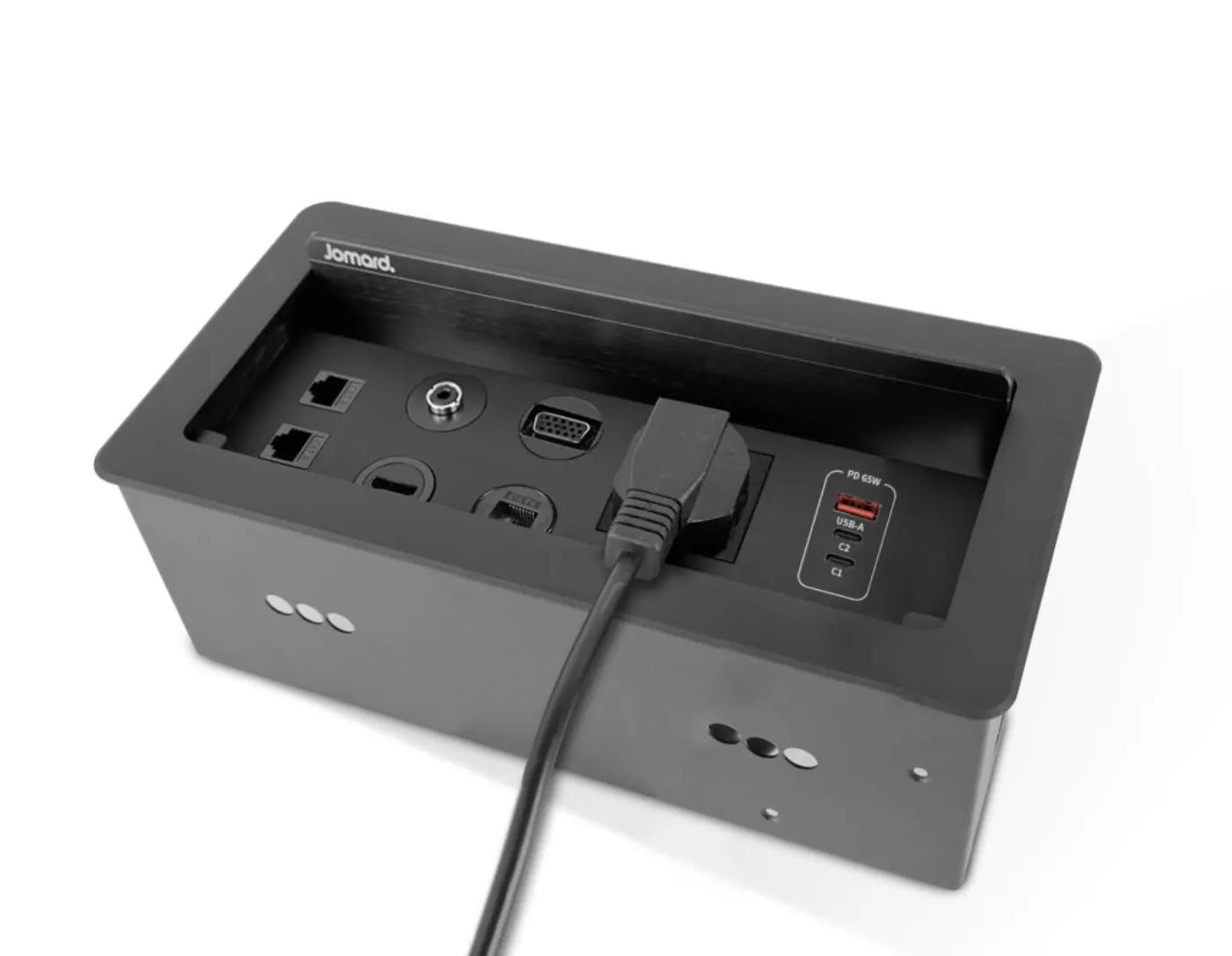 Customizable Conference Table Power Module Data Port Connectivity Box — manufacturer detail image