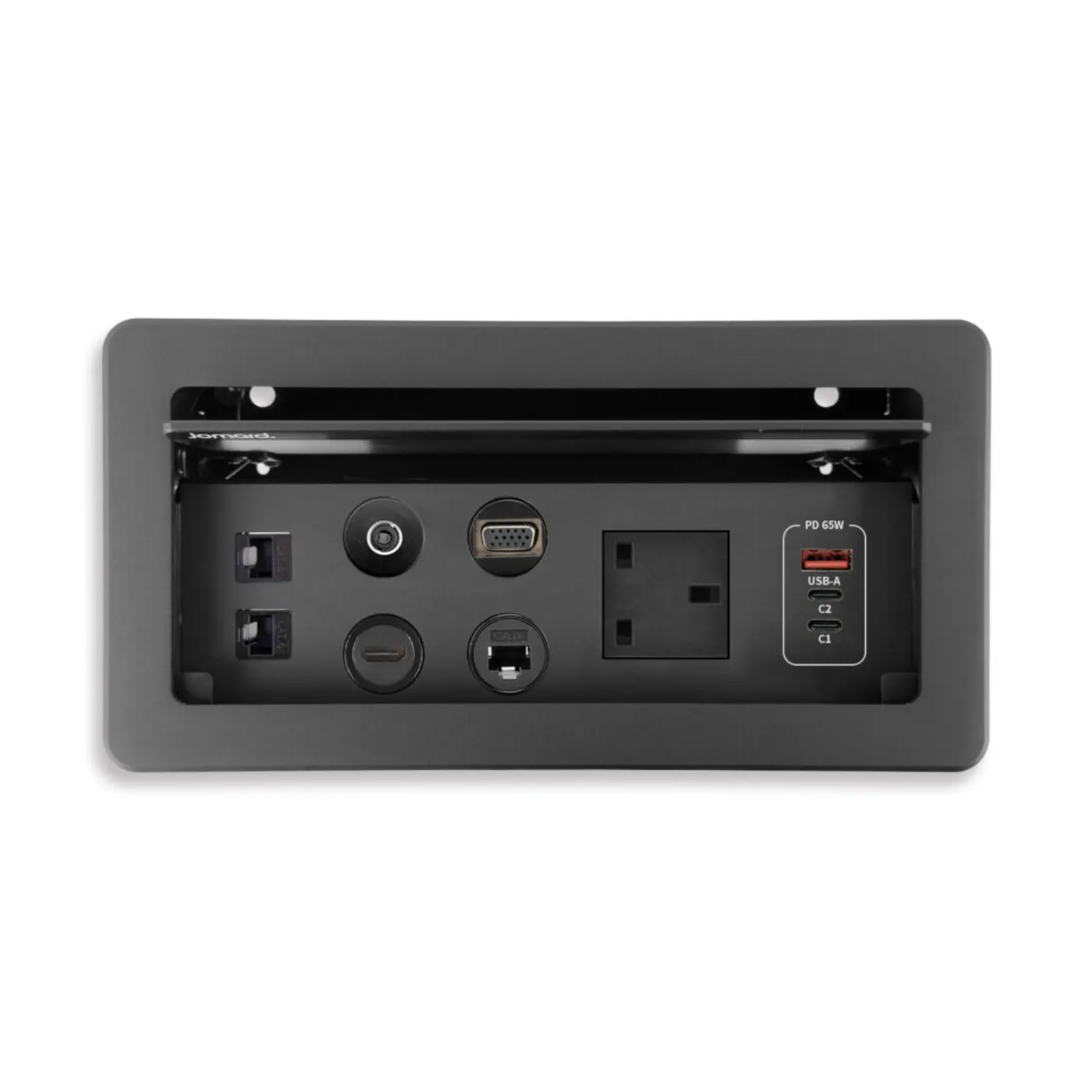 Customizable Conference Table Power Module Data Port Connectivity Box — manufacturer detail image