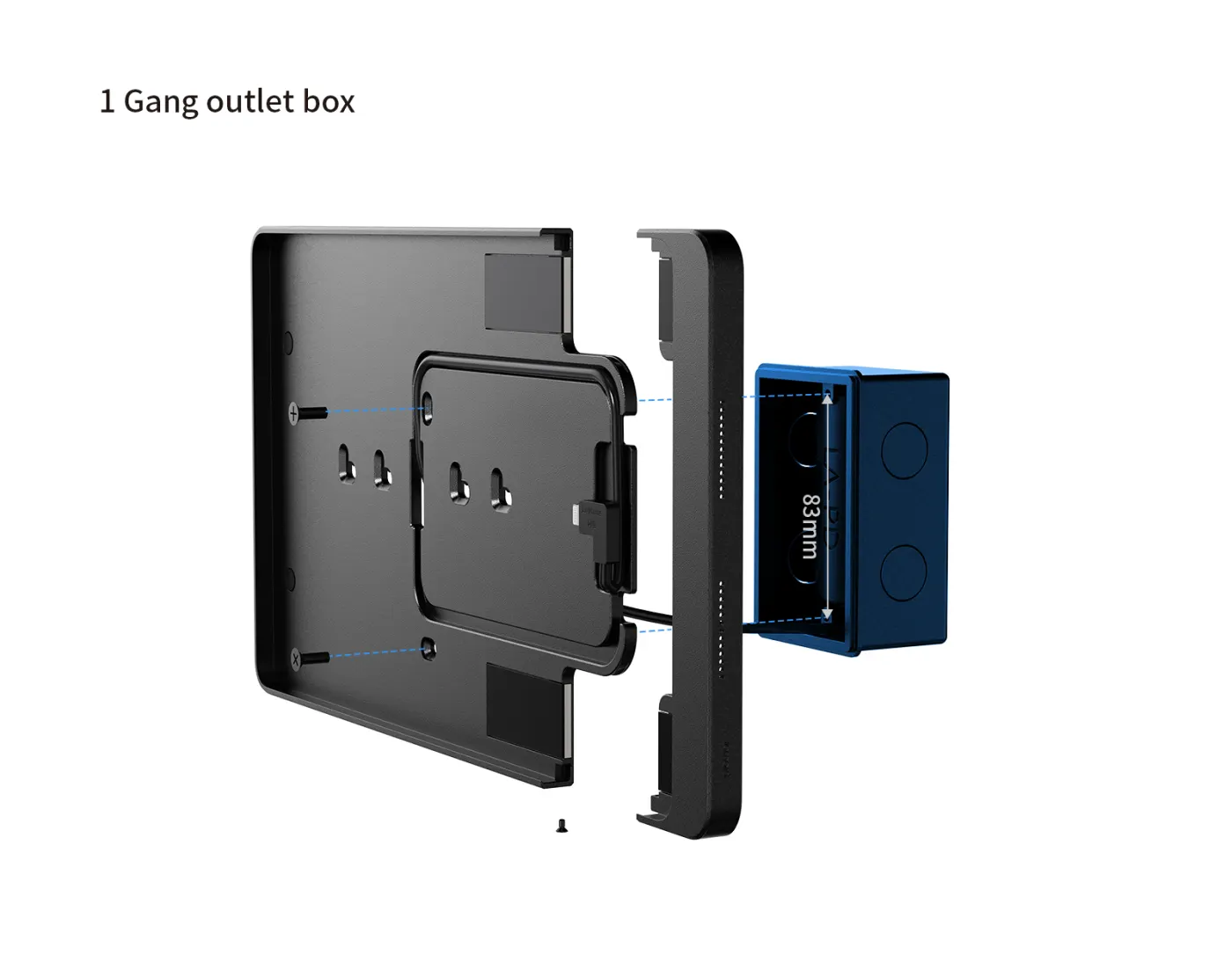 Giá treo tường iPad siêu mỏng W119A (kèm bộ PoE) — hình ảnh chi tiết từ hãng