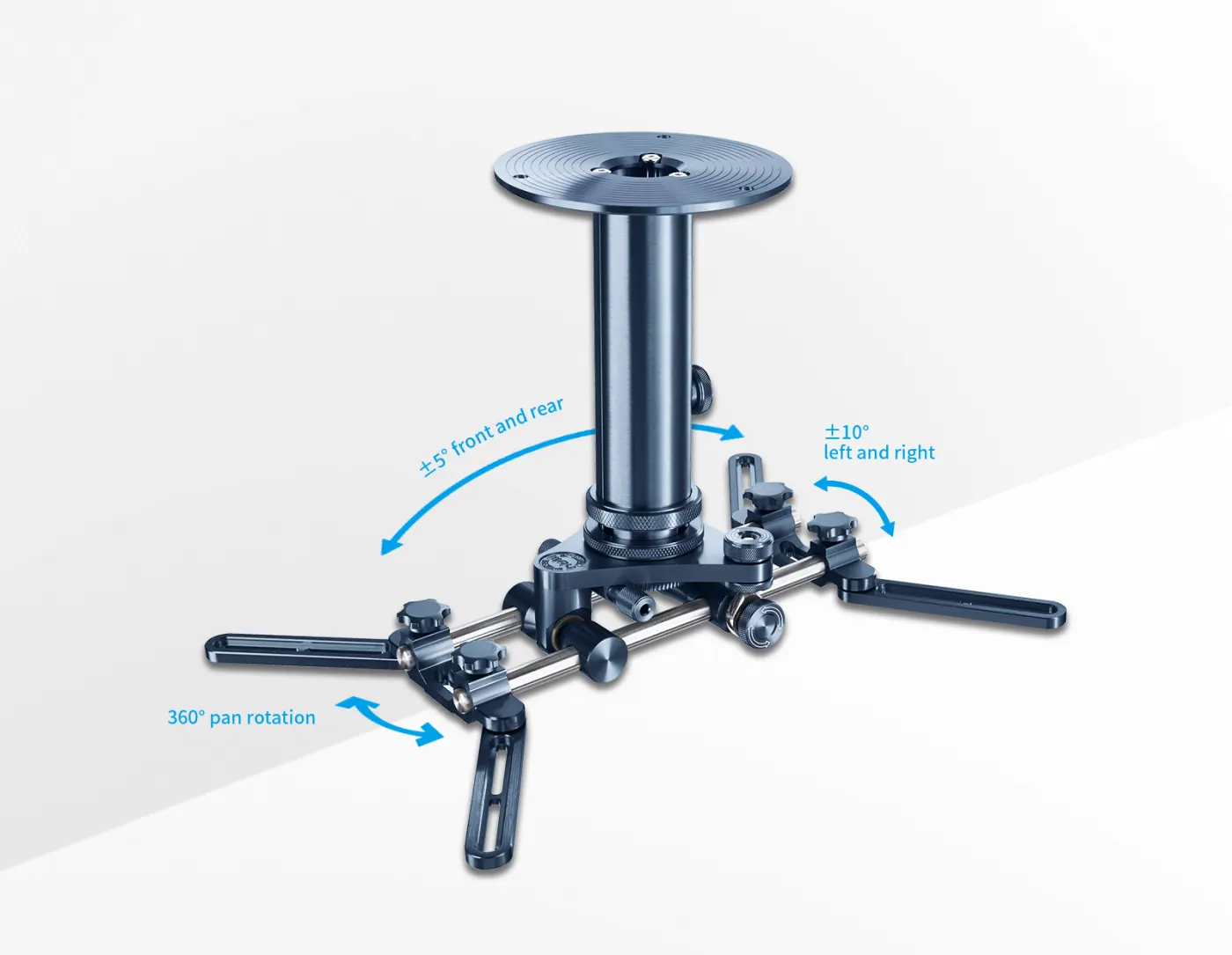 FPH-090 Full Motion Projector Wall & Ceiling Mount Bracket with Adjustable Height — manufacturer detail image