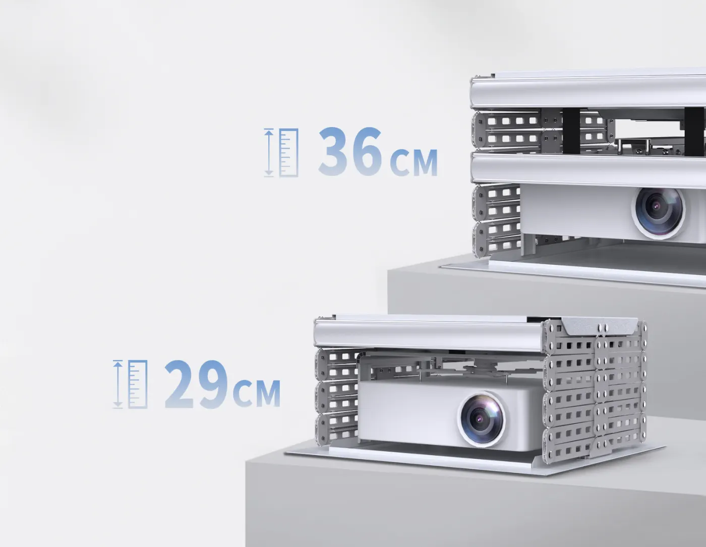 Lift máy chiếu dạng cắt kéo CPL — hình ảnh chi tiết từ hãng