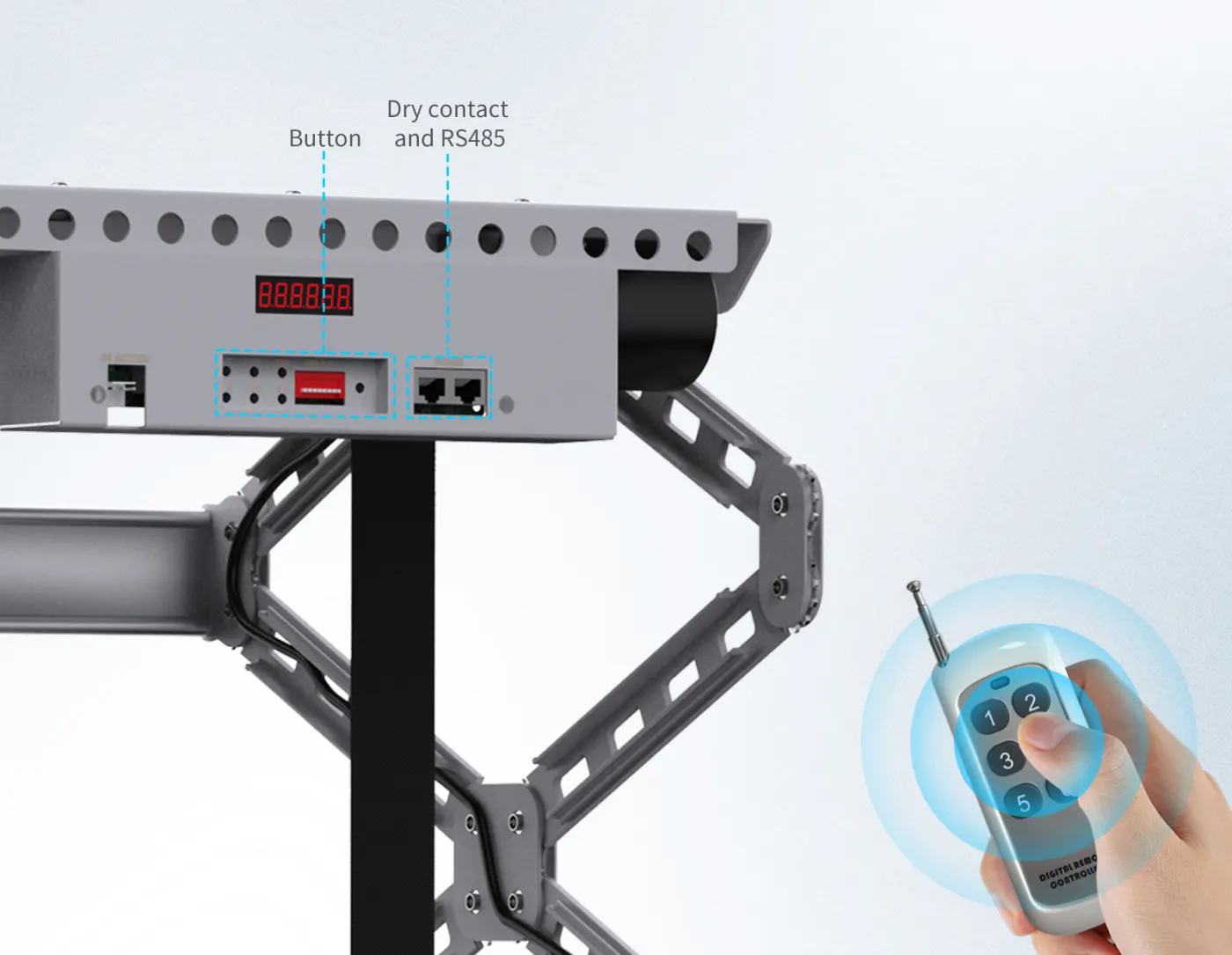 Lift máy chiếu dạng cắt kéo CPL — hình ảnh chi tiết từ hãng