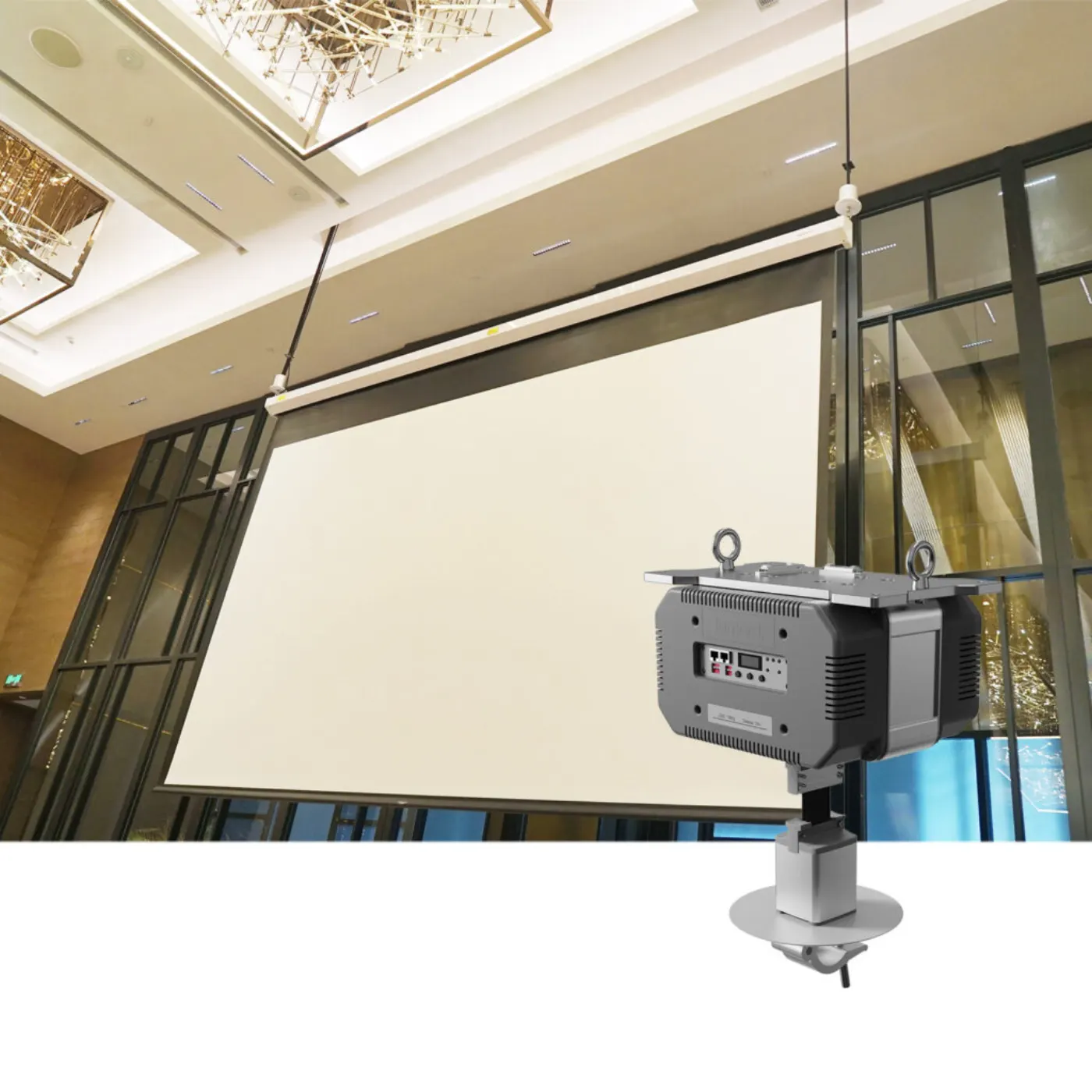 Điểm treo nâng hạ màn chiếu LFD — hình ảnh chi tiết từ hãng