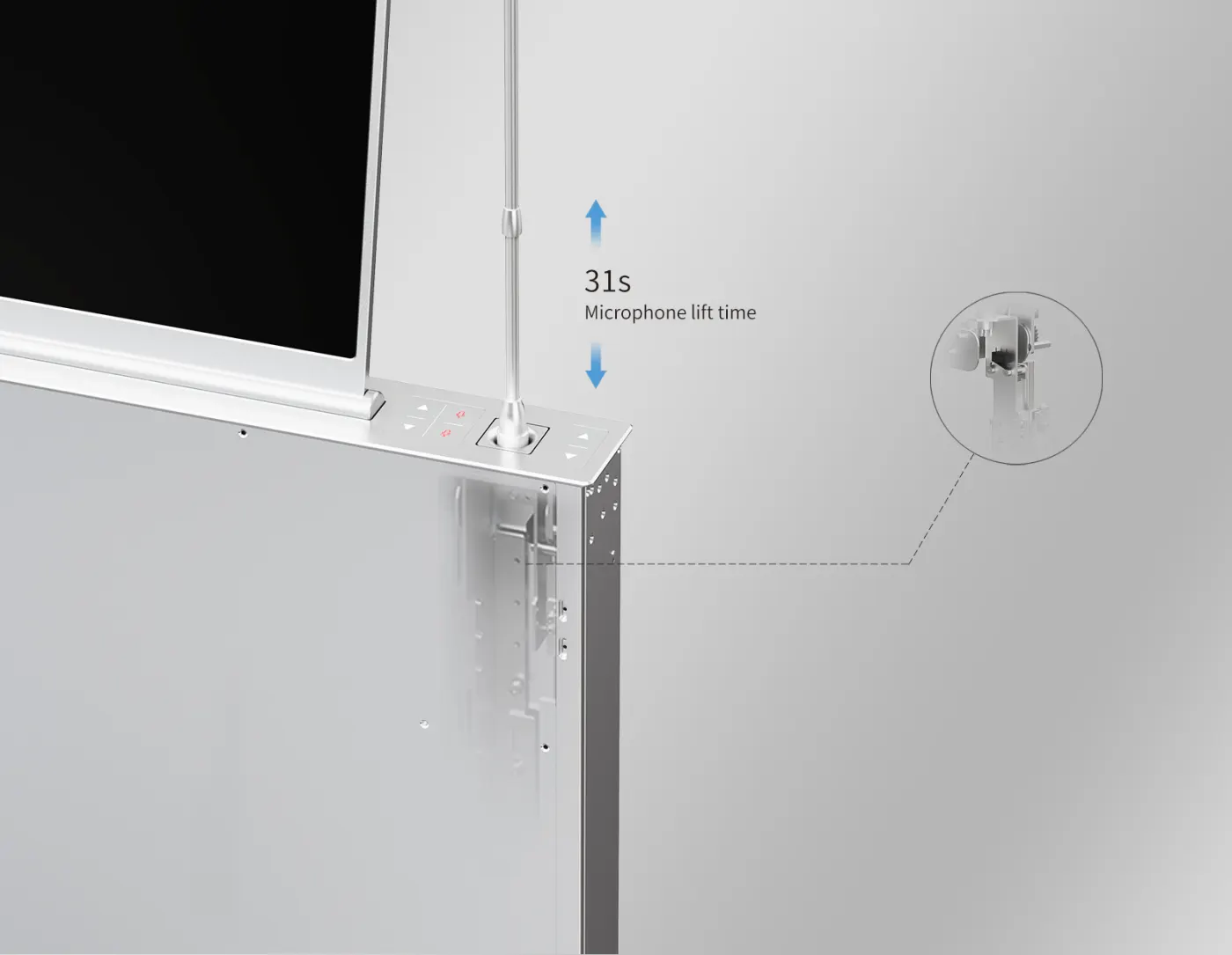 TIM-166 Screen(Microphone) All-In-One Lift — manufacturer detail image
