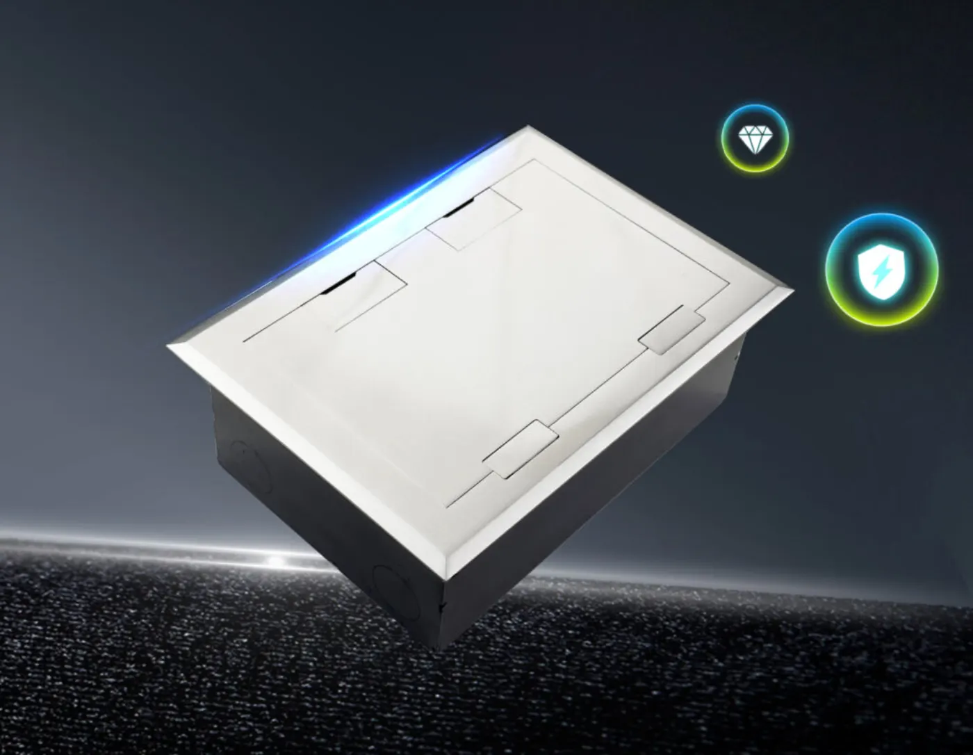 Multifunctional Floor-Mounted Interface Box (Tilt Mounting Series) — manufacturer detail image