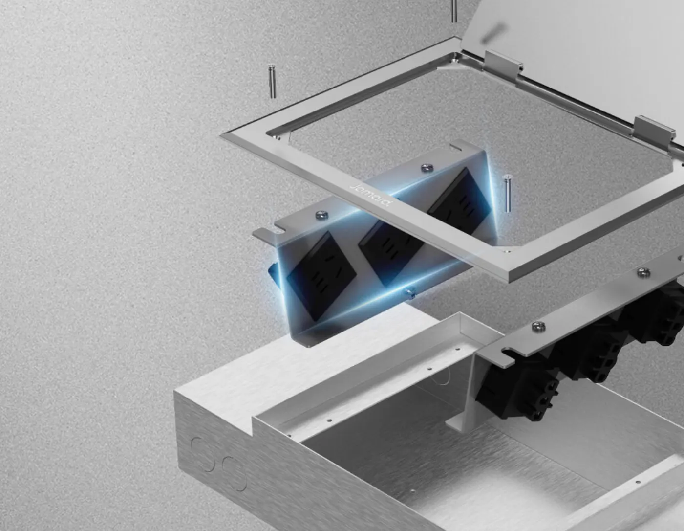 Multifunctional Floor-Mounted Interface Box (Tilt Mounting Series) — manufacturer detail image