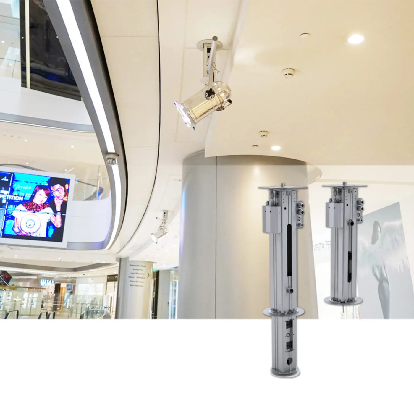 Điểm treo thu vào trần LPD/LPS — hình ảnh chi tiết từ hãng