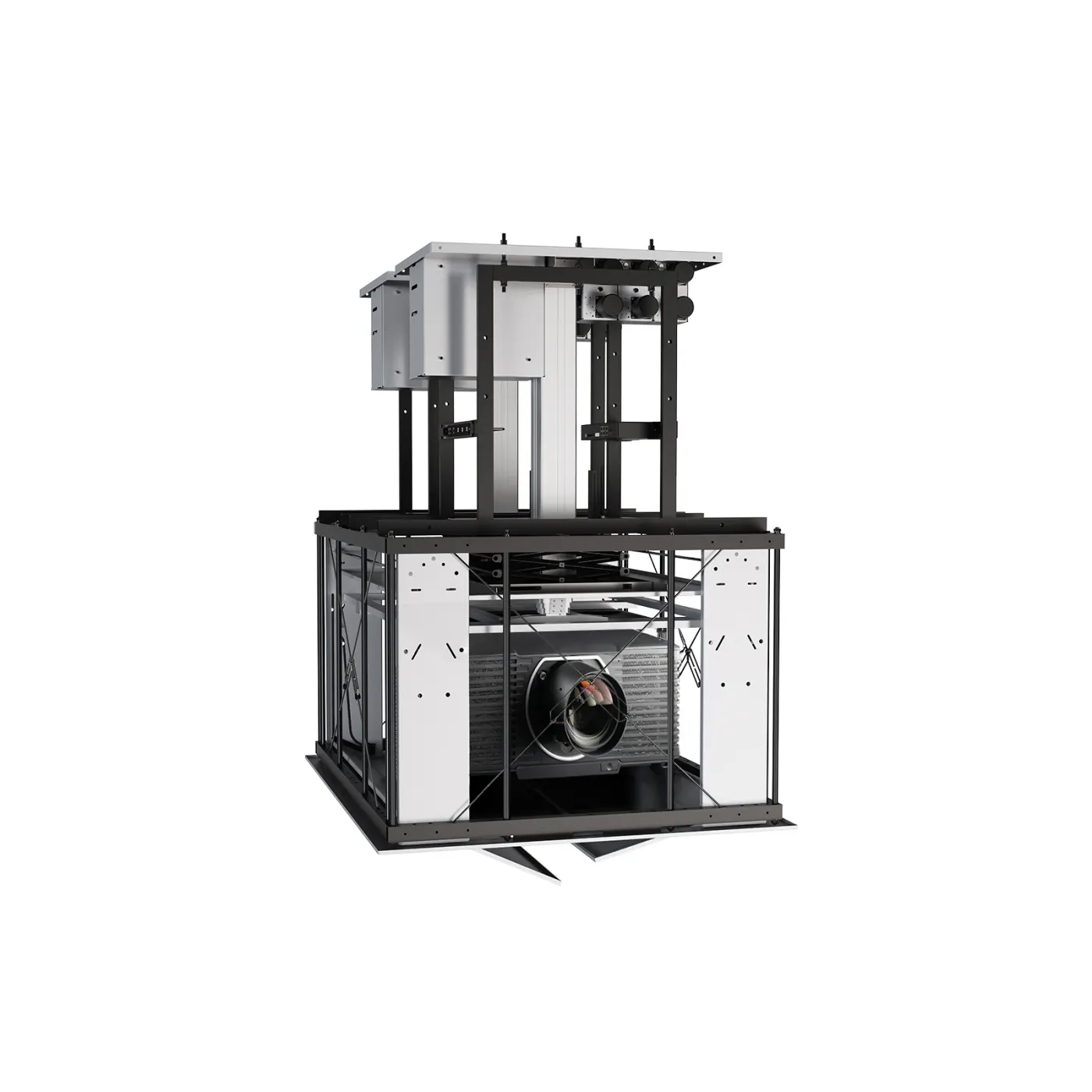 TZP-1505BR Concealed and Motorized Projector Lift(Polestyle With Double-Door Cover) — image 1