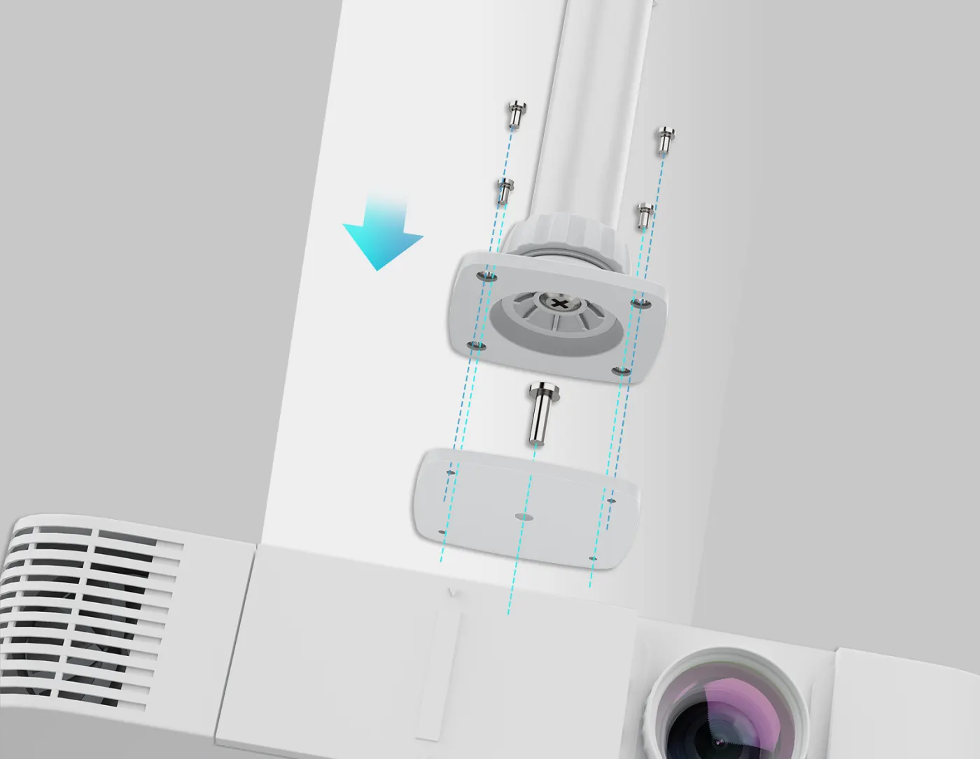 Giá treo máy chiếu F-07C — hình ảnh chi tiết từ hãng