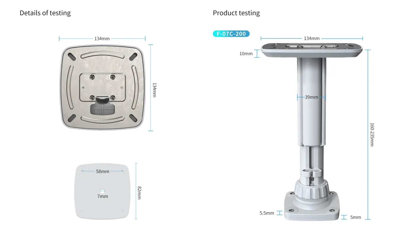 Giá treo máy chiếu F-07C — hình ảnh chi tiết từ hãng
