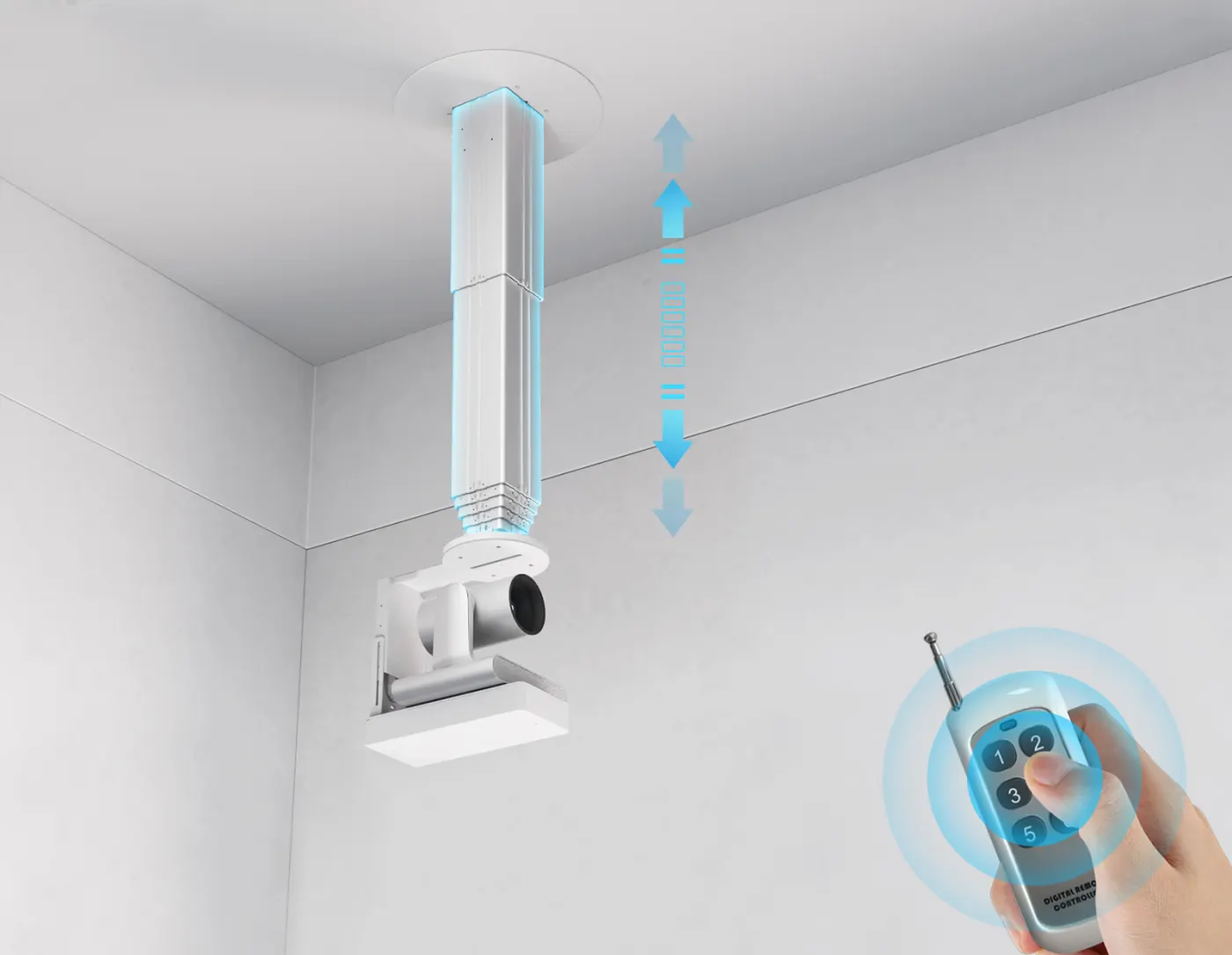 Lift camera âm trần TEC — hình ảnh chi tiết từ hãng